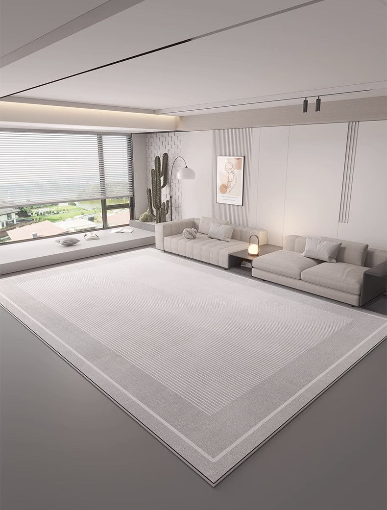 Bedroom Modern Rugs, Grey Abstract Geometric Modern Rugs, Modern Rugs for Dining Room, Contemporary Modern Rugs for Living Room