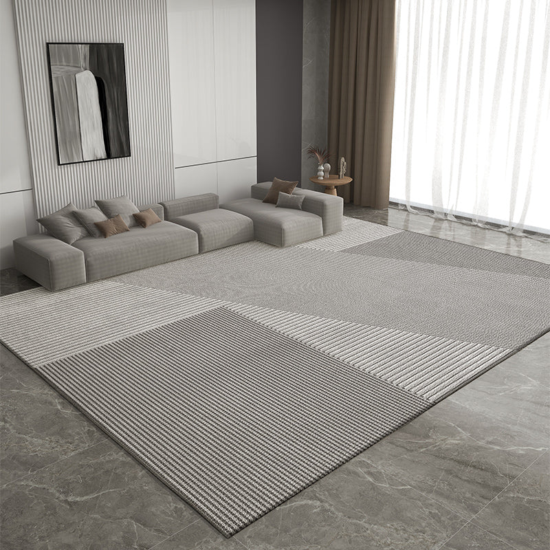 Modern Rug Placement Ideas for Bedroom, Contemporary Modern Rugs for Living Room, Geometric Modern Rugs for Sale, Gray Rugs for Dining Room