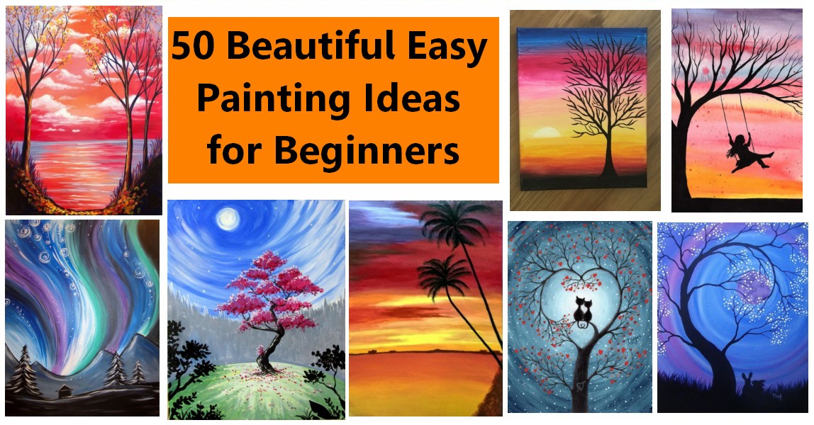 DIY Abstract Art Canvas  Easy beginner abstract art tutorial