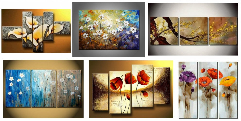 Buy Flower Painting, Floral Canvas Paintings, Oil Painting for Sale ...