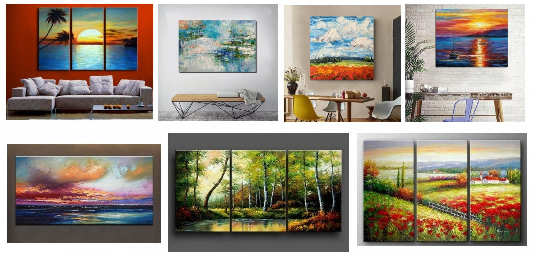 Abstract Landscape Painting, Extra Large Art Paintings for Sale –  Paintingforhome