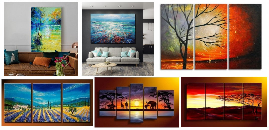 Acrylic Landscape Painting, Abstract Landscape Painting, Landscape Paintings, Landscape Canvas Paintings, Landscape Paintings for Living Room, Landscape Paintings for Sale