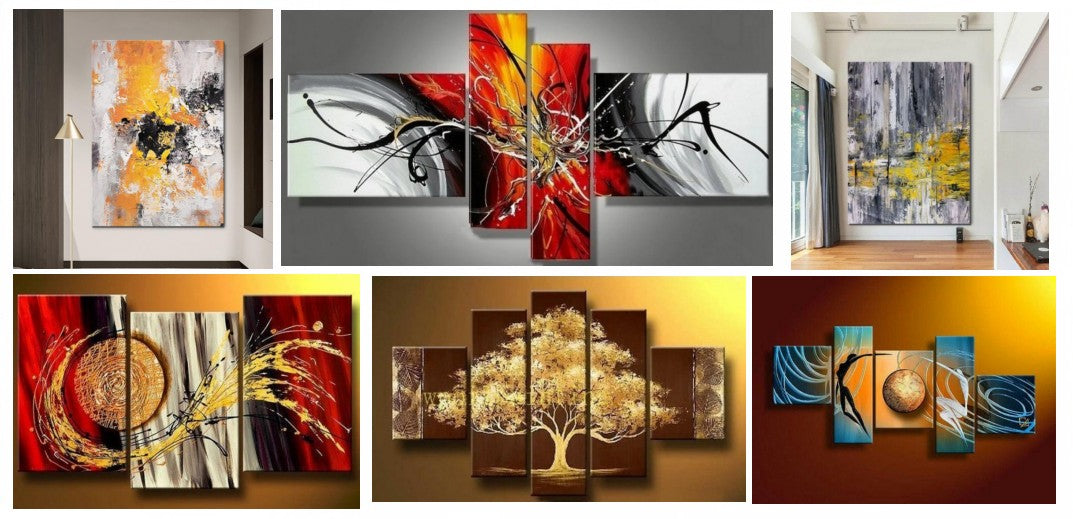 Living Room Canvas Art Sets, Extra Large Painting for Living Room ...