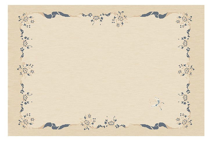 Cream Color Flower Pattern Rugs under Coffee Table, Large Modern Rugs for Bedroom, Modern Rugs for Living Room, Contemporary Modern Rugs for Dining Room