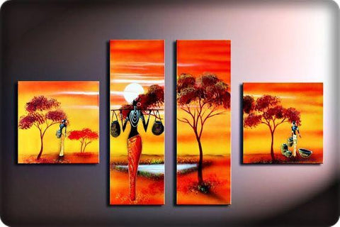 Large Acrylic Painting, Tree of Life Painting, Abstract Painting on Ca –  Paintingforhome