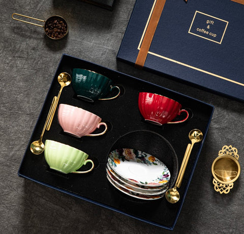 Unique Coffee Cup and Saucer in Gift Box as Birthday Gift, Elegant Pin –  artworkcanvas