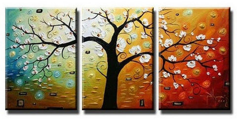 Love Tree Painting, Acrylic Painting for Living Room, 3 Piece Canvas P – Art  Painting Canvas