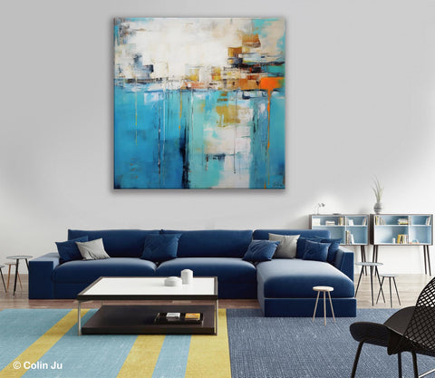 Simple Modern Wall Art, Extra Large Canvas Painting for Living