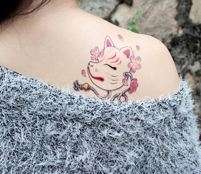 Tatouage kitsune  MJ FRANKO