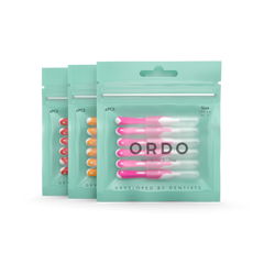 Pack of Ordo Interdental Brushes in each size