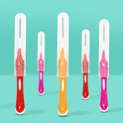 Ordo Interdental Brushes in red, orange and pink