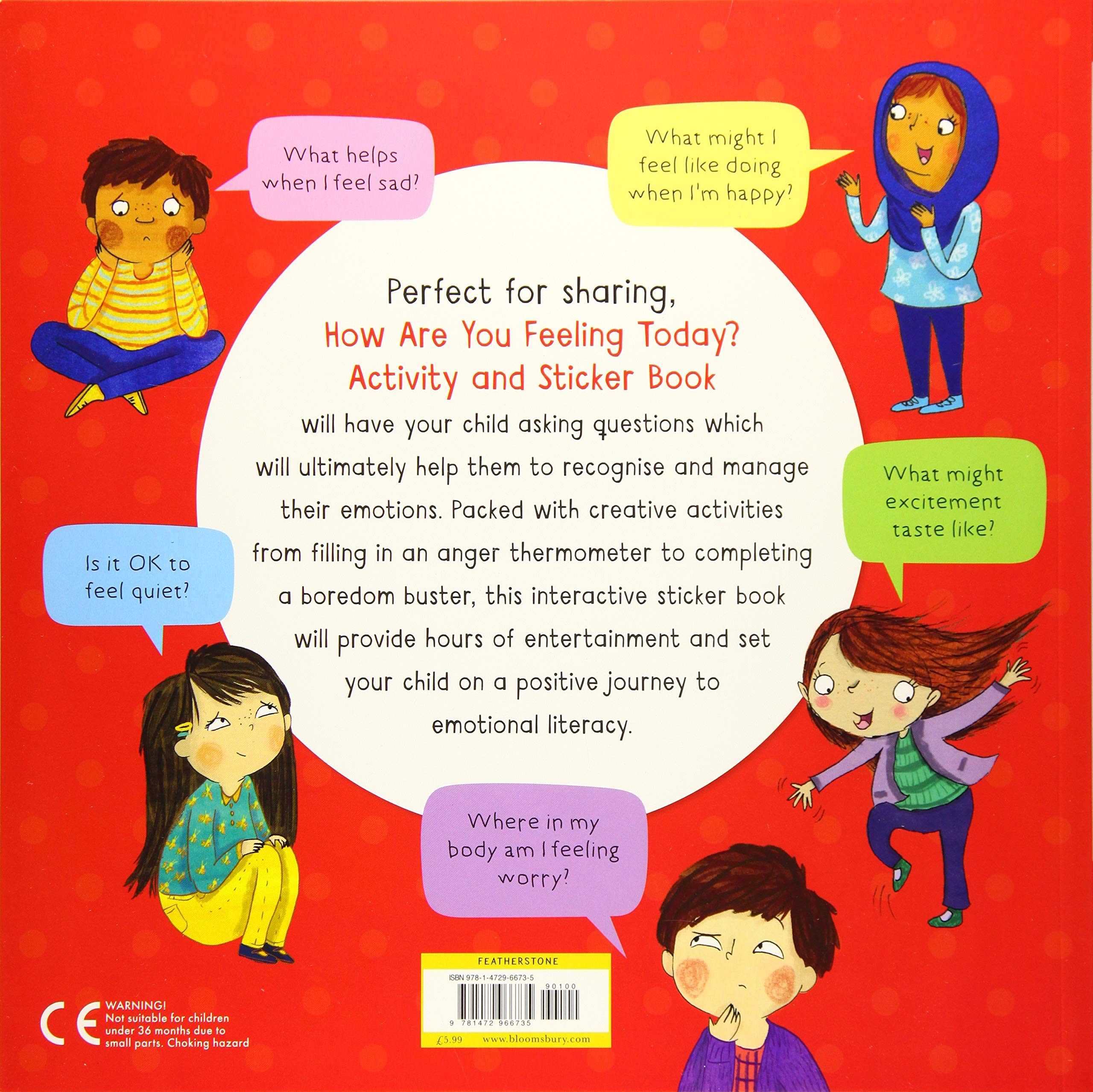 How Are You Feeling Today Activity And Sticker Book By Molly Potter Spiffy