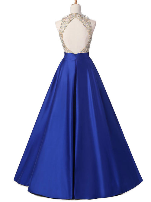 floor length ball gown