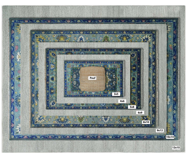 2x3 rug size comparison