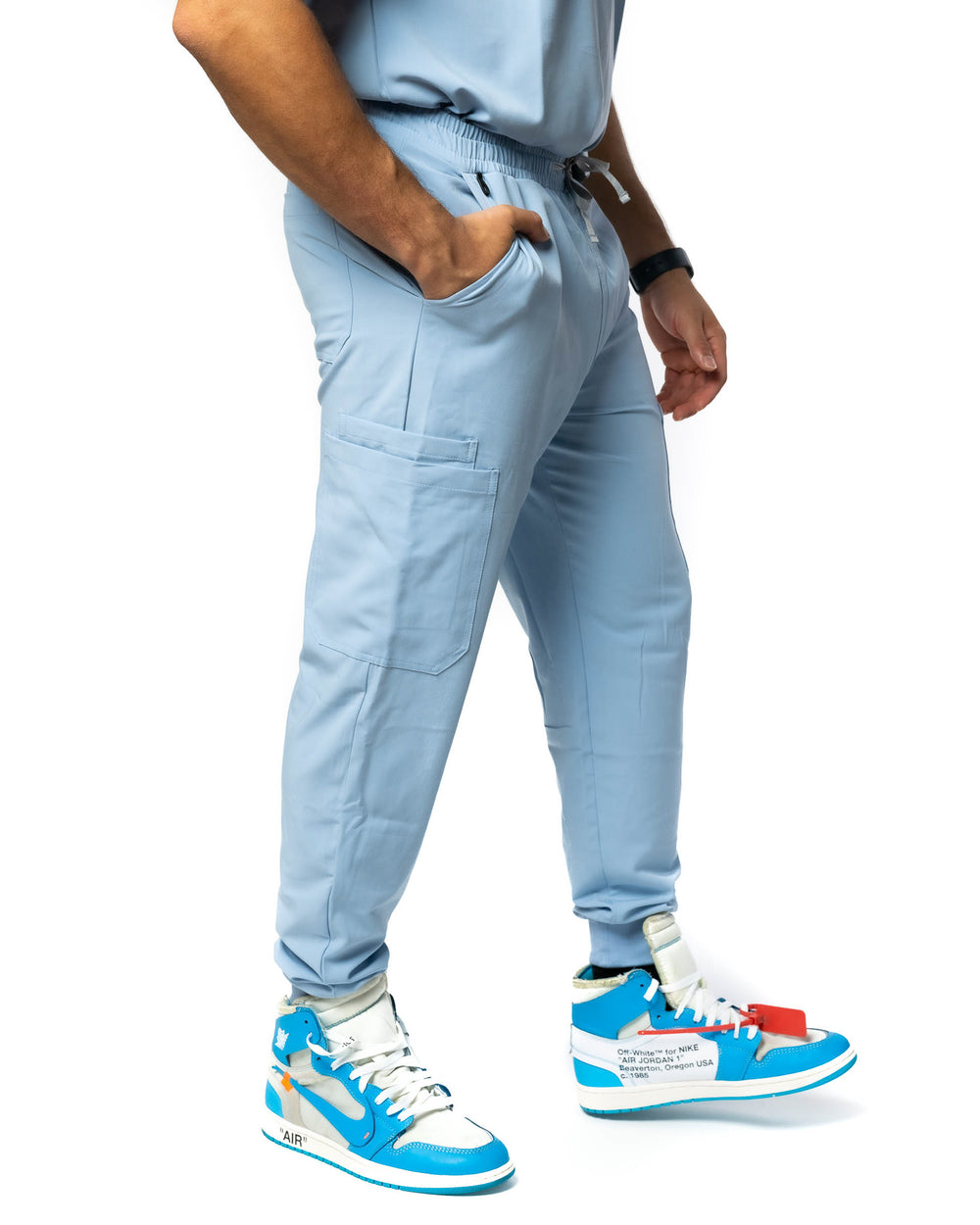 Men's Blue Jogger Scrub Pants – Mim Scrubs - Millennials In Medicine