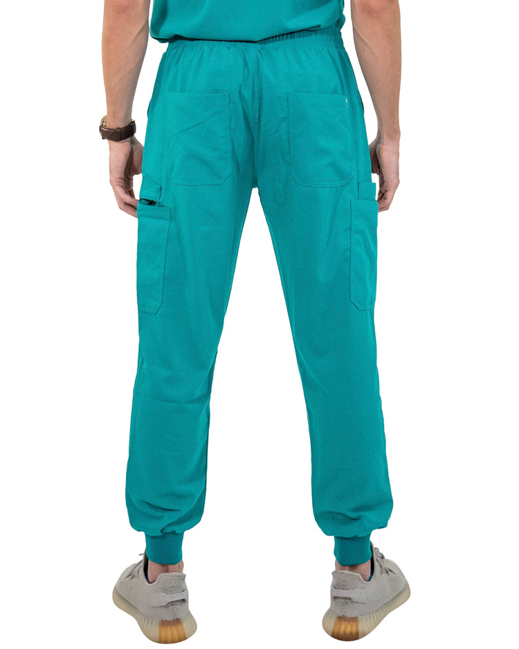 men's Teal Jogger Scrub Pants Mim Scrubs Millennials In Medicine