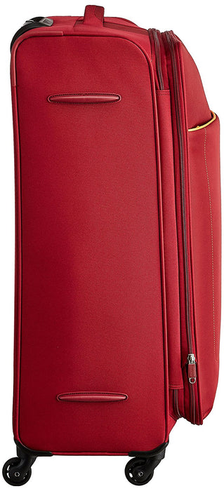 american tourister jamaica polyester 80 cms wine red softsided suitcase