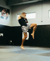 Dustin Poirier training with his Gym-To-Street favorites