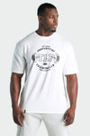 Front View of White Property of TLF Oversized Tee