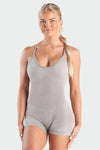 Front View of Vintage Sand Sculpt Seamless Scrunch Butt Onesie