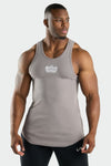 Front View of Fossil Skull Ribbed Relaxed Fit Tank