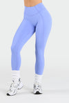 Front View of Periwinkle Tempo Scrunch Butt Leggings