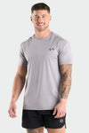 Front View of Zinc Train Infi Dry Swole Tee