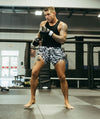 Dustin Poirier training with his Gym-To-Street favorites