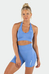 TLF Cosmic Seamless Halter Sports Bra - Periwinkle - 1