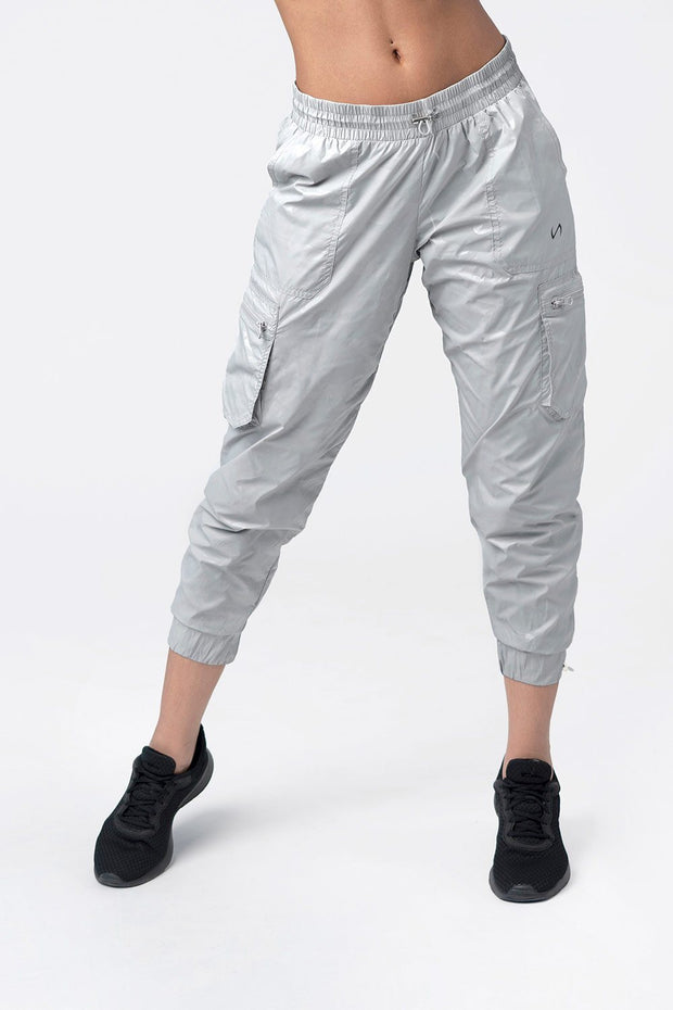 silver joggers womens