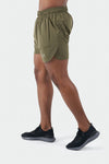 TLF Element 5” Shorts - Men’s 5 Inch inseam Shorts – Army Green - 2