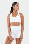 TLF Genesis High Support Sports Bra White 1