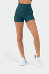 TLF Genesis - High Waisted Workout Shorts -  DEEP TEAL  - 1