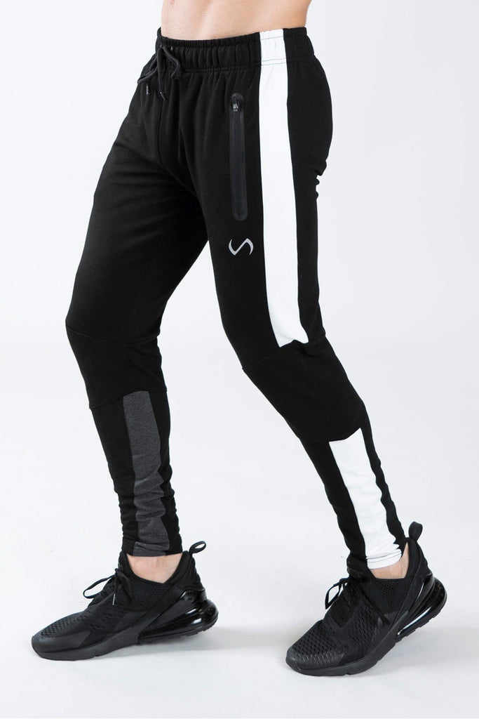 black workout joggers