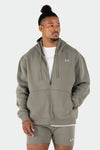 TLF Pivotal Fleece Zip-Up Hoodie – Mens Fleece Gym Hoodie - Sage – Green  - 1