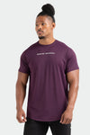 TLF Reps Mesh Gym Tee Dark Plum 1