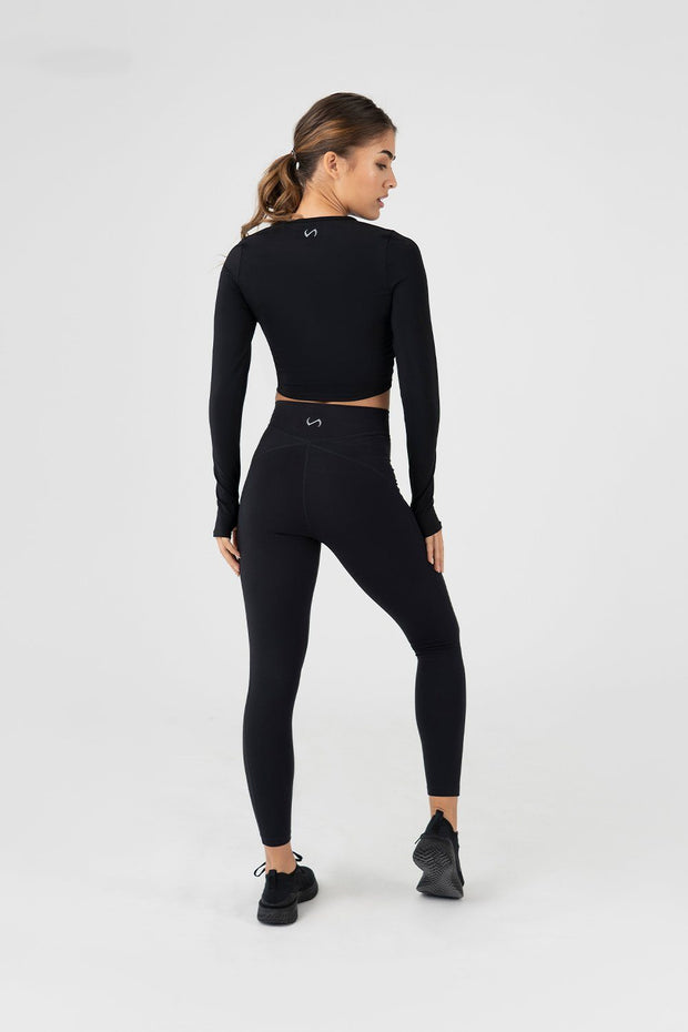 TLF Revive High-Waisted Workout Leggings - Black