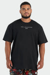 Front Image of Take Life Further Oversized Tee Black