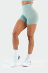 Front Image of Tempo 6" Workout Shorts Sage Green