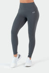 Front Image of Tempo High Waisted Workout Leggings Graphite