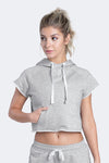 TLF Collegiate Crop Hoodie - WOMEN HOODIES-SWEATSHIRTS & JACKETS - TLF Apparel | Take Life Further