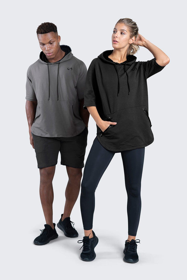 Wescosso Short-Sleeve Hooded Top