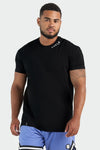 Front View of Black TLF Swole Tee