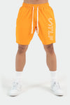 Front View of Bio Orange Varsity Shorts 2.0