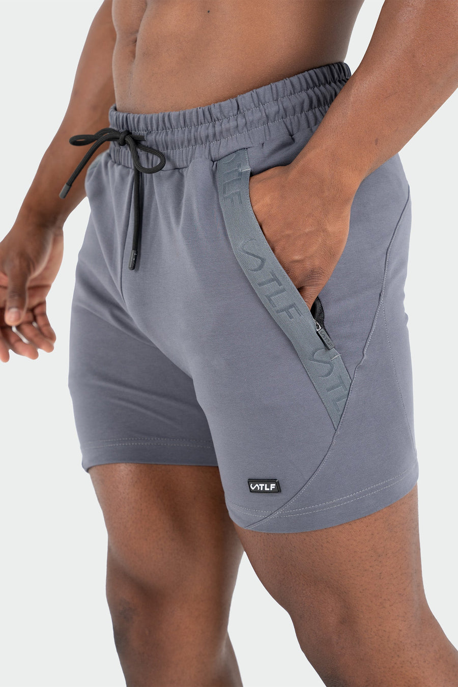Pantalones cortos TLF Vital 5" - Pantalones cortos de entrepierna de 5 pulgadas para hombres - Gris - 2