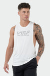 Vital Air-Flex TLF Drop Arm Tank - Drop Armhole Tank Top Mens - White - 1