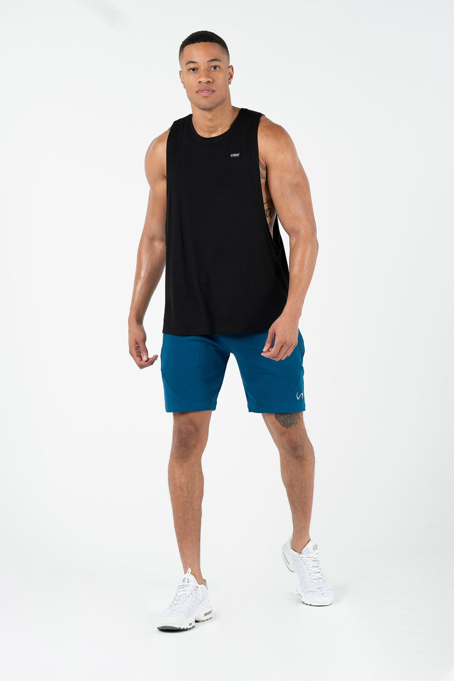 TLF Vital Cotton Gym Shorts - Shorts d'haltérophilie pour hommes - Bleu - 2