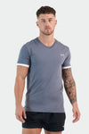 TLF Vital Cotton Luxe V-Neck Tee Turbulence 1