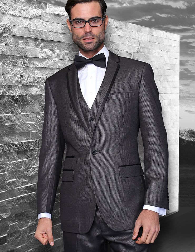 GENOVA III CHARCOAL 3 PC TUXEDO – Bachrach