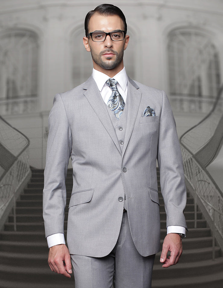 RICKMAN GREY REGULAR FIT 3 PC SUIT – B2outlet